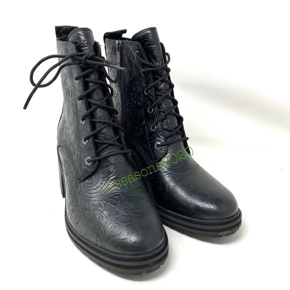 Timberland Sienna High Side ZIP Boot Emboss BlackW - Picture 3 of 13